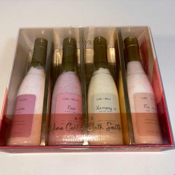 Luxe + Willow Bath & Body Luxewillow 4 Piece Wine Cellar Bath Salts